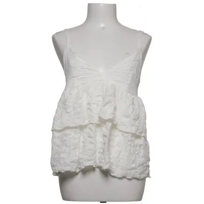 Tanktop (Wit) van Gina Tricot Elastaan, Polyamide, Polyester