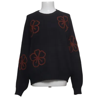 Sweater (Black, Orange) from Grüne Erde Cotton, Wool