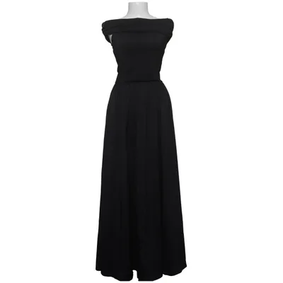 Robe longue (Noir) de GiorGia Élasthane, Polyester, Viscose
