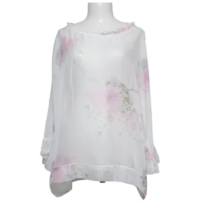 Blus (Vit, Rosa, Grön) från Ajlajk Silke, Viskos