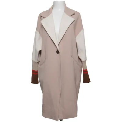 Jas (Beige, Wit, Meerkleurig) van Maryley Elastaan, Polyester, Viscose