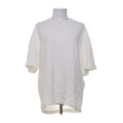 T-shirt (Weiß) von Zara Baumwolle, Elasthan, Polyester