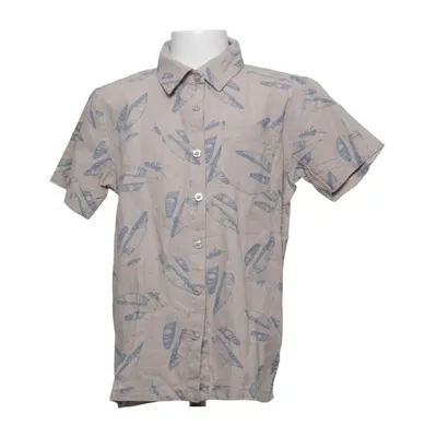 Chemise à manches courtes (Beige, Bleu) de Lager 157 Coton, Lin