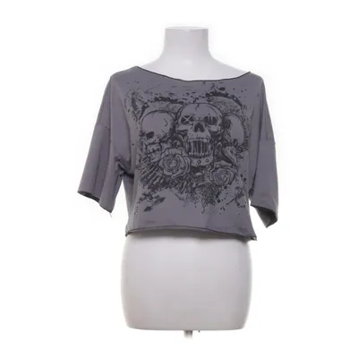 Top (Grijs) van Romwe Elastaan, Polyester