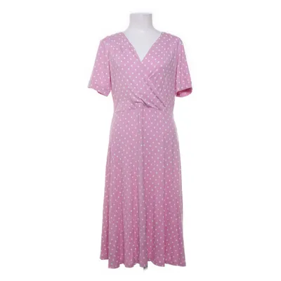 Omlottklänning (Rosa, Vit) från Jumper Fabriken Elastan, Viskos