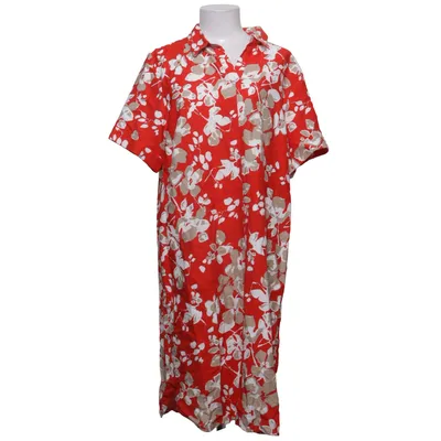 Skjortklänning (Röd, Flerfärgad) från Brandtex Polyamid, Viskos