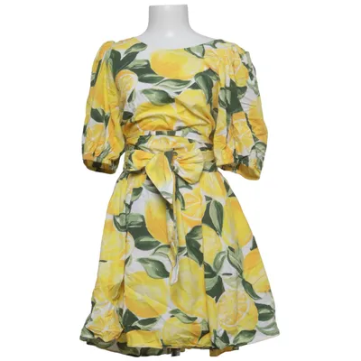 Robe (Jaune, Vert, Blanc) de H&M Coton, Lyocell