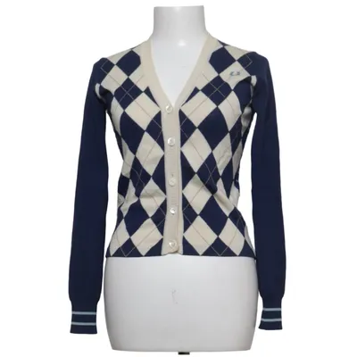 Cardigan (Blauw, Wit) van Fred Perry Wol
