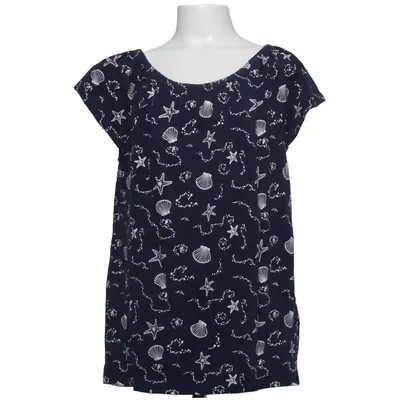 Top (Blau, Weiß) von Yigga Bio-Baumwolle, Polyester