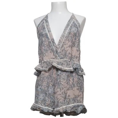 Jumpsuit (Beige, Blauw) van Zimmermann Katoen, Zijde
