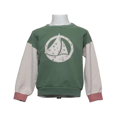 Sweatshirt (Vert, Beige, Rose) de Petit Bateau Coton