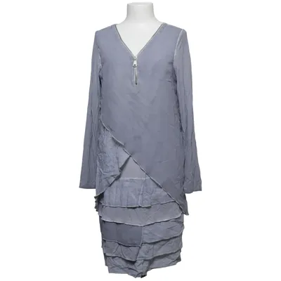 Dress (Gray) from Mandarin Elastane, Viscose