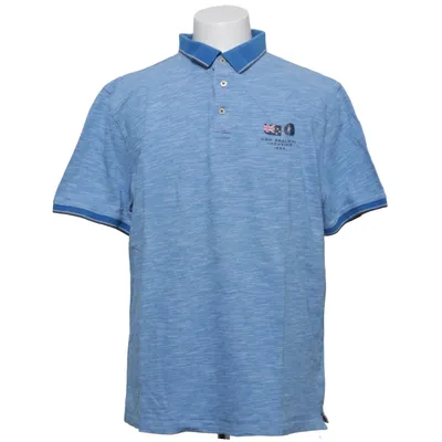 Poloshirt (Blauw) van Andrew James Katoen