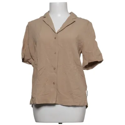 Chemise à manches courtes (Beige) de Armedangels Lin, Viscose