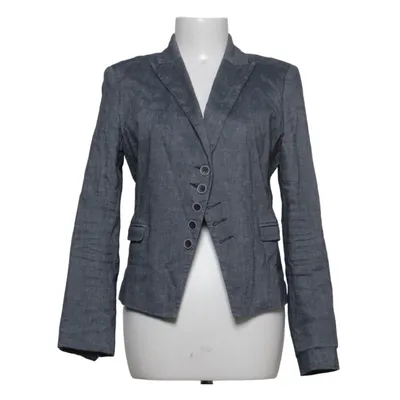 Blazer (Blue) from Oui Collection Cotton, Elastane, Linen