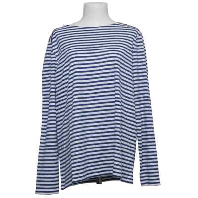 Lange mouwen shirt (Blauw, Wit) van Street One Katoen