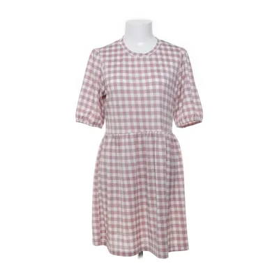 Kjole (Pink, Hvid) fra Stradivarius Elastan, Polyester