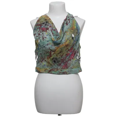 Top (Green, Multicolored) from Zara Polyester