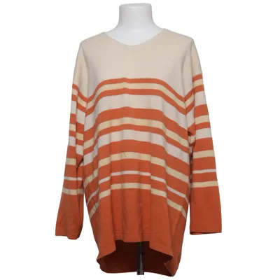 Sweater (Orange, White) from Iris von Arnim Cashmere