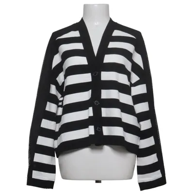 Cardigan (Zwart, Wit) van Marc Cain Katoen, Polyamide, Polyester, Viscose