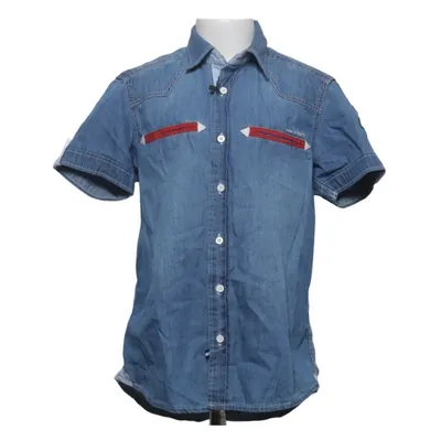 Denim shirt (Blue, White, Red) from Lcw Teen Cotton