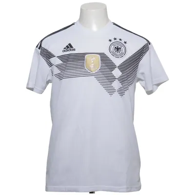 Voetbalshirt (Wit, Zwart) van Adidas Gerecycled polyester