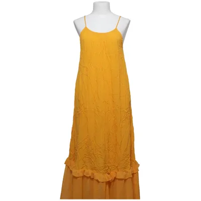 Maxi jurk (Geel) van Indiska Katoen, Polyester, Viscose