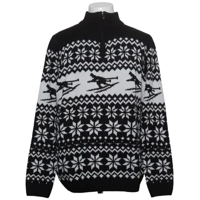 Pull de Noël (Noir, Blanc) de Livergy Acrylique