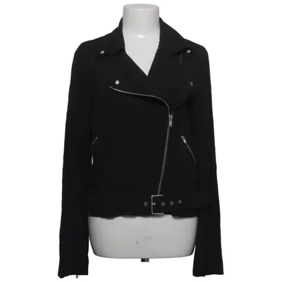 Bikerjacke (Schwarz) von Equipment Seide