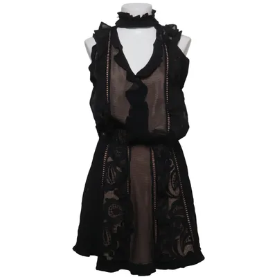 Dress (Black, Beige) from Alexis Polyester, Viscose