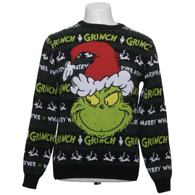 Christmas sweater (Black, Green, Red, White) from Primark X Dr.Seuss Cotton, Polyester