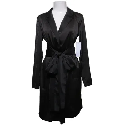 Slå-om-kjole (Sort) fra Chiara Forthi Elastan, Polyester