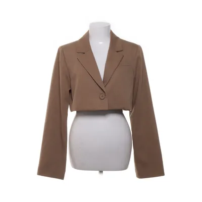 Blazer (Bruin) van Romee Strijd x NA-KD Elastaan, Polyester, Viscose