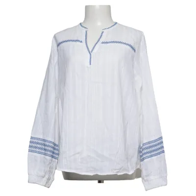 Blouse (Blanc, Bleu) de Brakeburn Coton