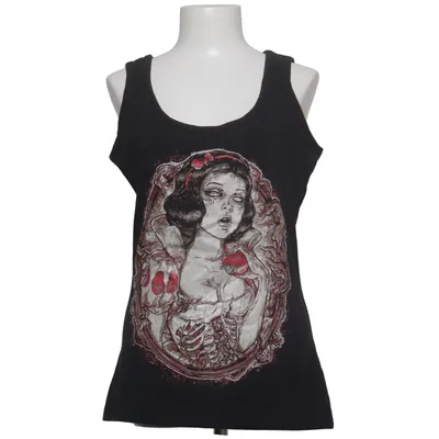 Tank Top (Black, Multicolored) from Restyle Cotton, Elastane