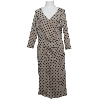 Wrap dress (Beige, Black) from Emilia Lay Cotton, Elastane, Modal, Polyamide