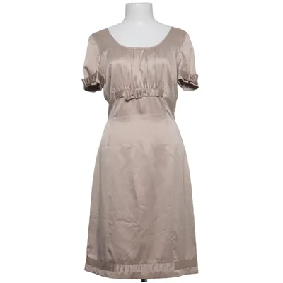 Robe (Kort kjole i satin, figursyet med spænder ) de Mille K Acétate, Polyester