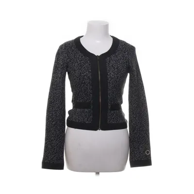 Jacket (Black, White) from STOCKH LM Acrylic, Angora, Cotton