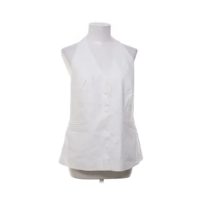 Halternecktopp (Vit) från Bik Bok Linne, Återvunnen bomull, Återvunnen polyester, Viskos