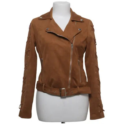 Bikerjakke (Brun) fra JCL Polyester