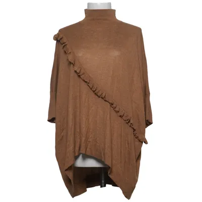 Poncho (Marron) de Margit Brandt Acrylique, Viscose