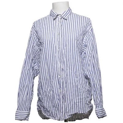 Skjorta (Blå, Vit) från Graumann Bomull, Elastan, Polyamid