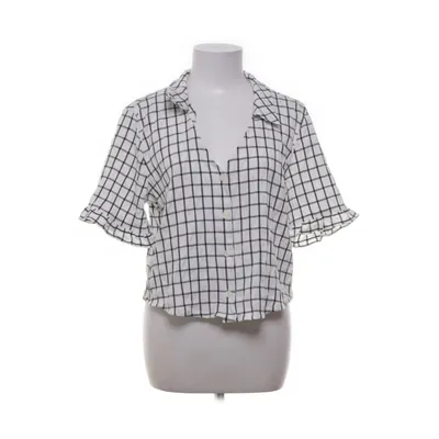 Bluse (Flerfarvet, Hvid) fra Monki Polyester, Elastan