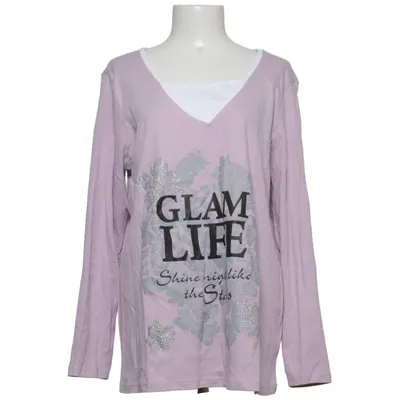 Long sleeve T-shirt (Purple) from Janina Curved Cotton