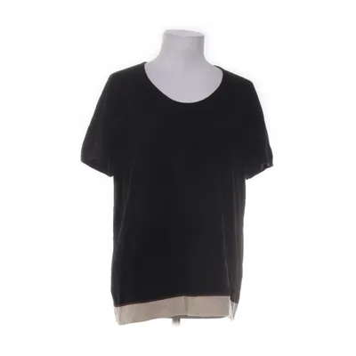 T-shirt (Zwart, Beige) van Gianfranco Ferré Wol, Viscose, Kasjmier, Nylon