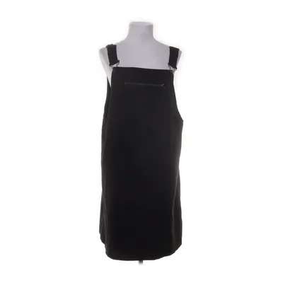 Dungaree dress (Black) from Monki Polyester, Viscose, Elastane