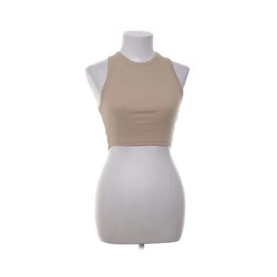 Tank Top (Beige) from Zara Cotton, Elastane, Polyurethane