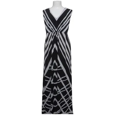 Maxi dress (Black, White) from Seppälä Woman Elastane, Polyester