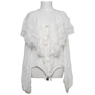 Blouse (White) from For Love & Lemons Viscose