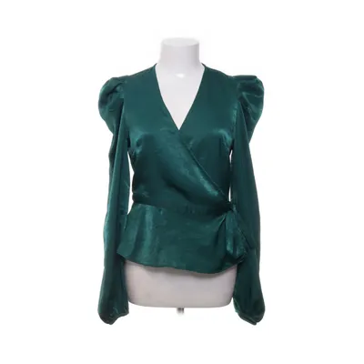 Wrap blouse (Green) from Bik Bok Polyester